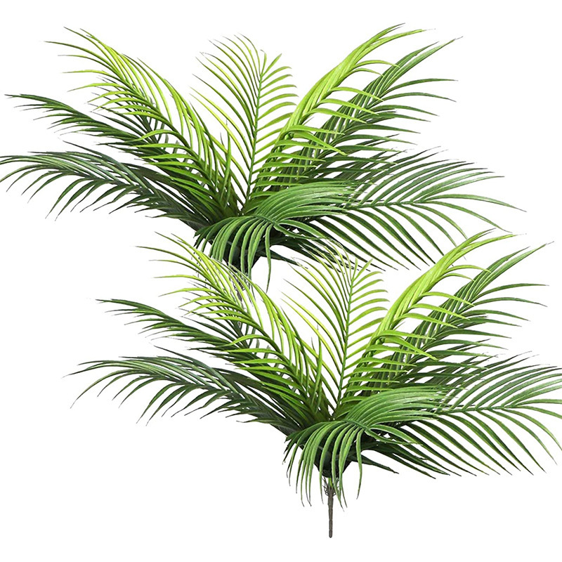 Ficus Lyrata Tree - 20.47in 9 ใบประดิษฐ์พืชเขตร้อนปลอมปาล์มสาขาสีเขียวใบสําหรับ Home Garden Office