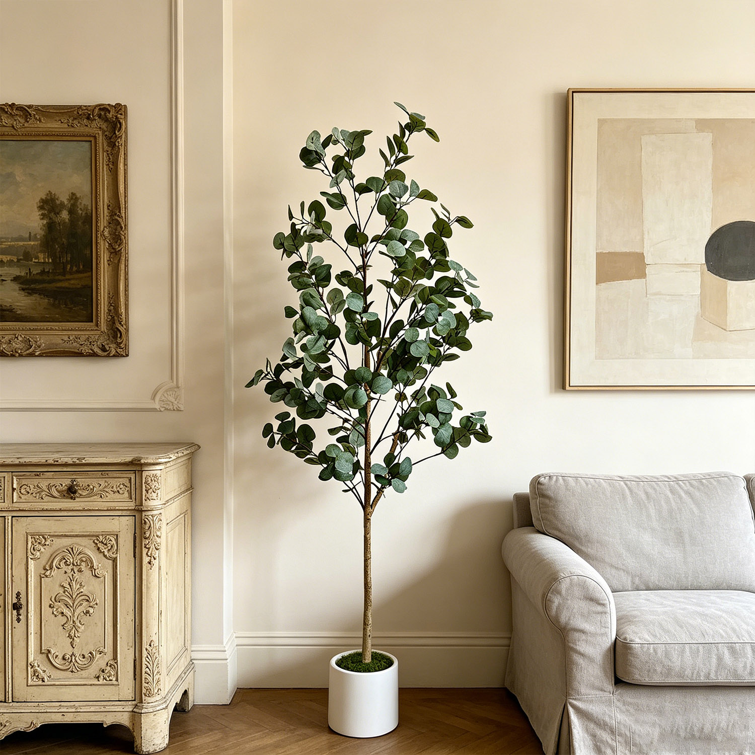 ต้นยูคาลิปตัสประดิษฐ์ขนาด 120- - Ficus Lyrata Tree บทวิจารณ์และราคา