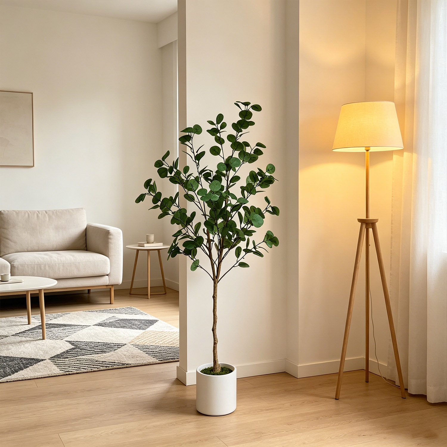 ต้นยูคาลิปตัสประดิษฐ์ขนาด 120- - Ficus Lyrata Tree บทวิจารณ์และราคา